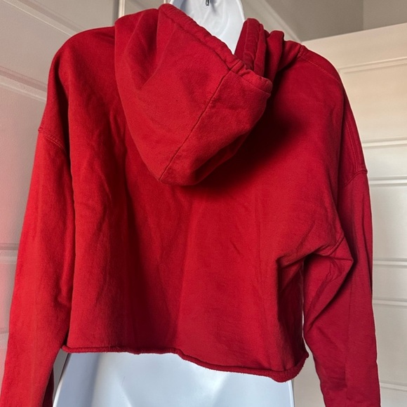 Niyama Sol Red Graphic Hoodie - Don't Hate Meditate - Picture 3 of 4